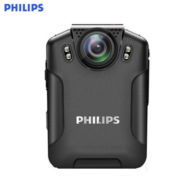 飛利浦（PHILIPS）  通用無線電通信設備  VTR8101執法記錄儀高清肩帶 音視頻 紅外夜視隨身錄像儀+256GTF卡